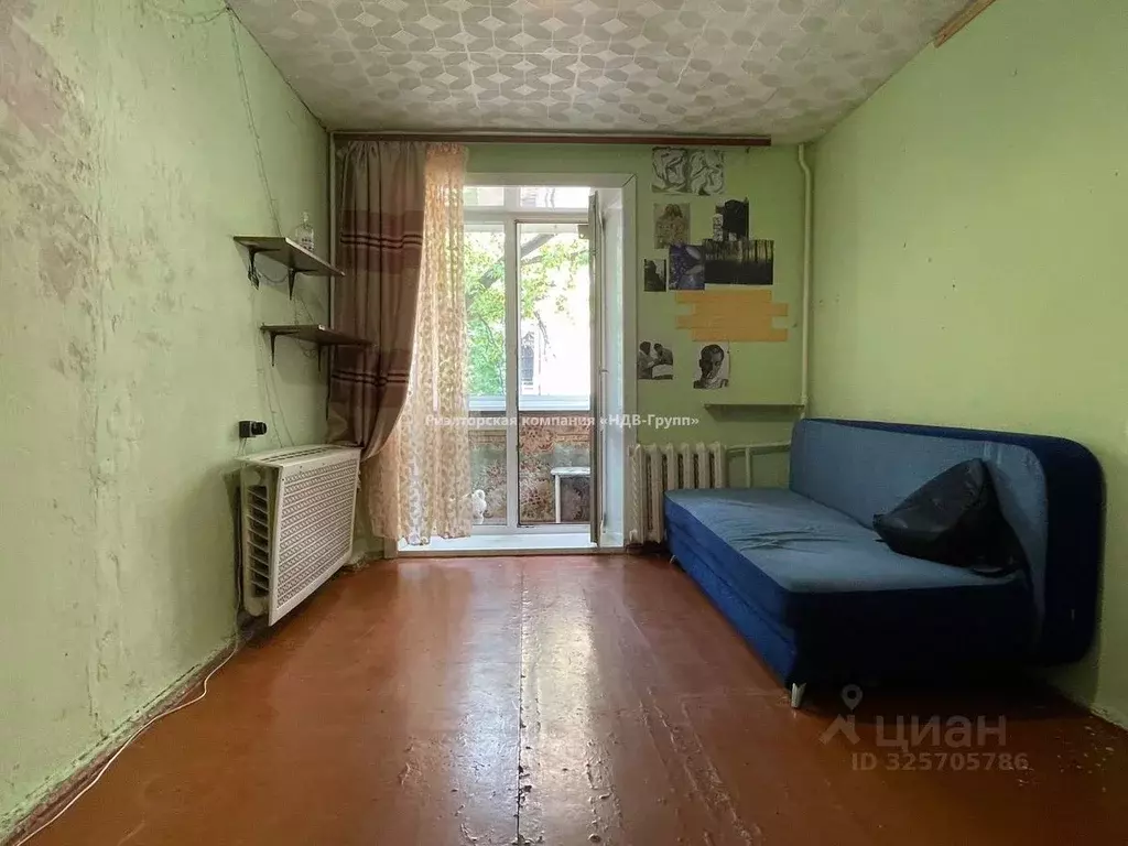 Комната Хабаровский край, Хабаровск ул. Кирова, 19А (17.0 м) - Фото 1