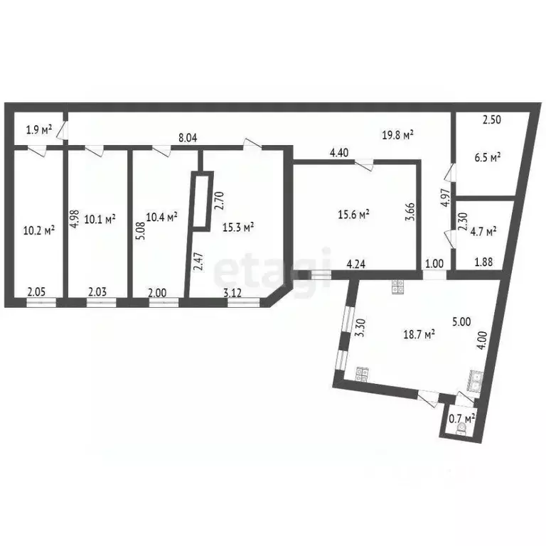 5-к кв. Санкт-Петербург ул. Декабристов, 11 (114.0 м) - Фото 2