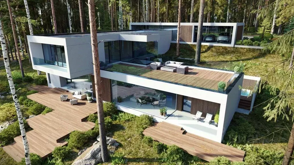 Дом в Ленинградская область, Выборгский район, Первомайское с/пос, ... - Фото 1