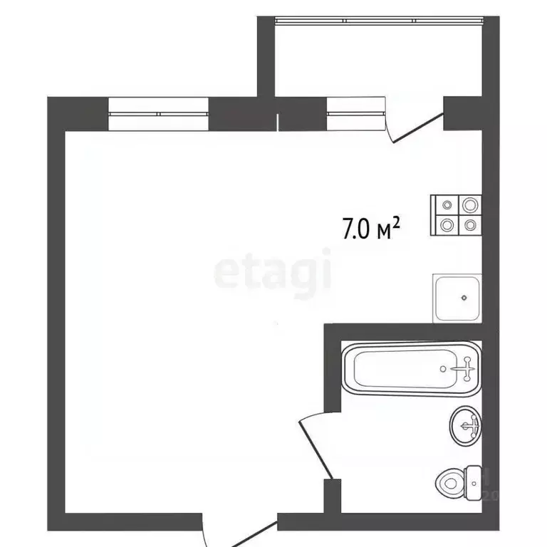 1-к кв. Ярославская область, Ярославль ул. Щорса, 5 (32.9 м) - Фото 2