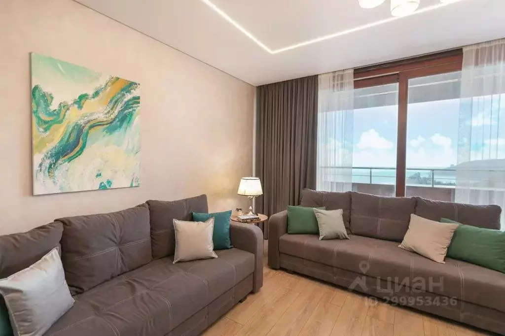 2-к кв. Крым, Ялта муниципальный округ, Гурзуф пгт ул. Строителей, 3 ... - Фото 2