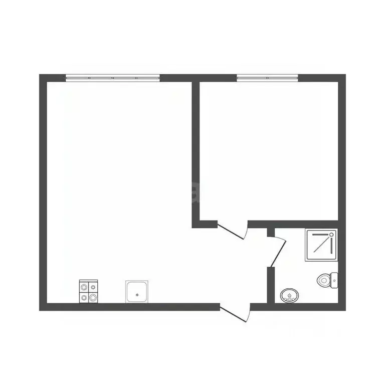 1-к кв. Кемеровская область, Прокопьевск ул. Жолтовского, 11 (33.0 м) - Фото 2