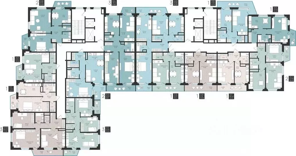 3-к кв. Архангельская область, Архангельск Московский просп. (81.86 м) - Фото 2