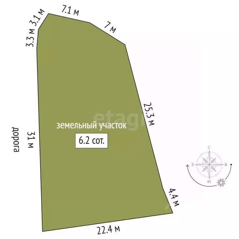 Участок в Ханты-Мансийский АО, Нижневартовск Семь Я ДНТ, 221 (6.2 ... - Фото 1