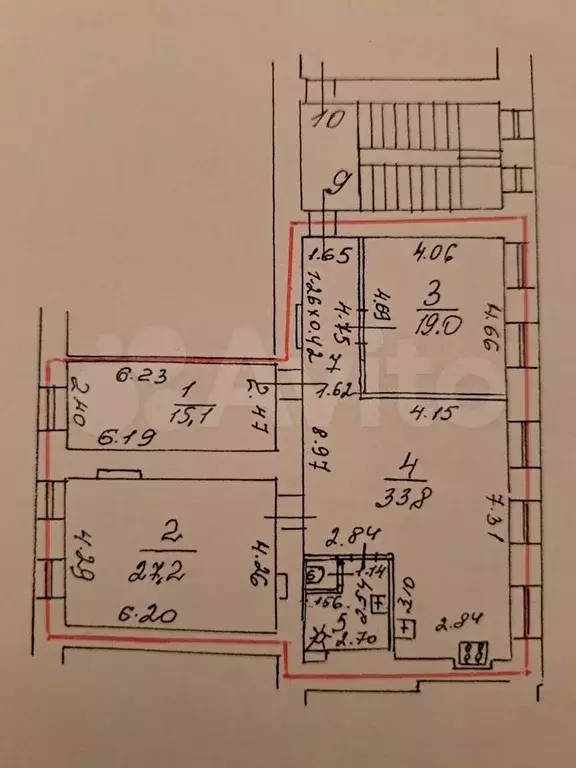 3-к. квартира, 110 м, 2/5 эт. - Фото 0