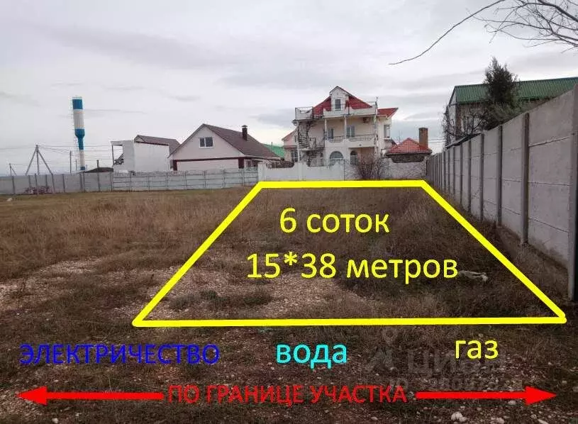 Участок в Севастополь Нахимовский р-н, Качинский муниципальный округ, ... - Фото 1