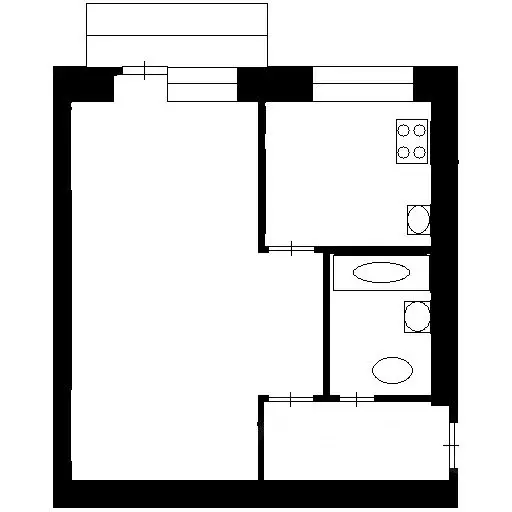 1-к кв. Вологодская область, Череповец просп. Победы, 170 (38.0 м) - Фото 2