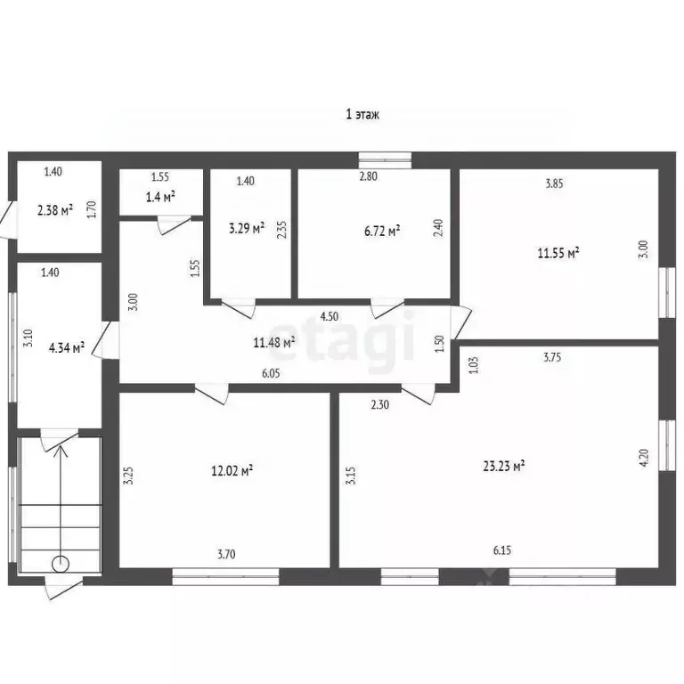 Дом в Смоленская область, Рудня ул. Фрунзе, 23 (145 м) - Фото 1