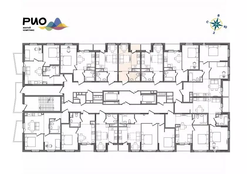 Студия Удмуртия, Ижевск Воткинский жилрайон, Рио жилой комплекс, 2 ... - Фото 2