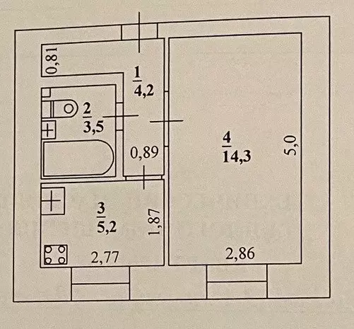 Продаётся 1-к квартира, 27.2 м - Фото 0