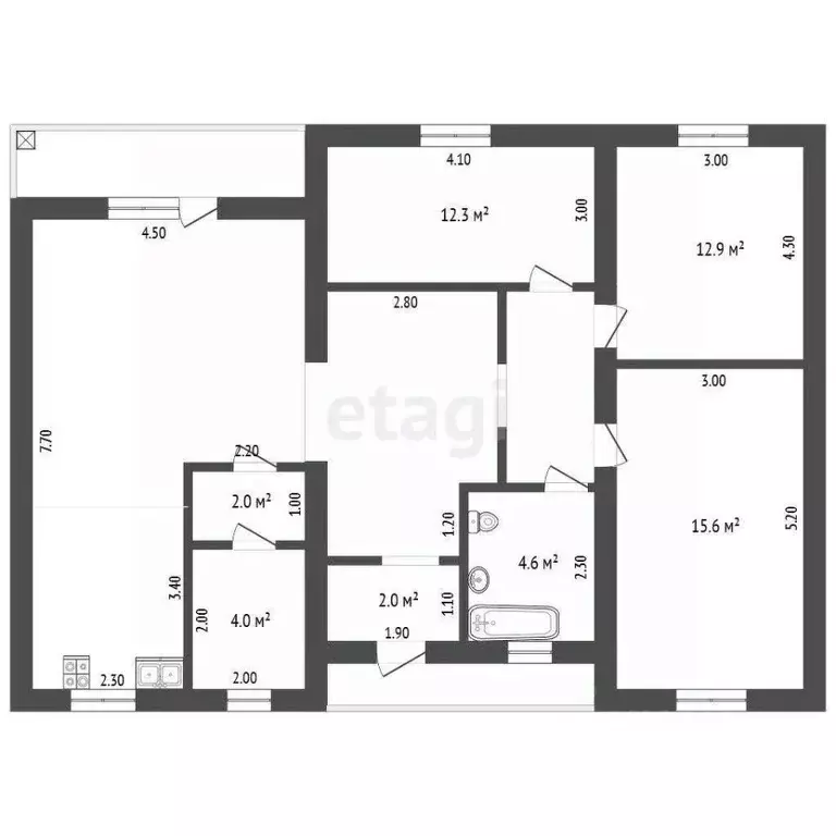 Дом в Тюменская область, Тюменский муниципальный округ, с. Перевалово ... - Фото 2