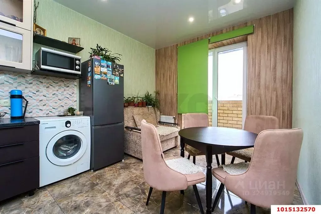 2-к кв. Краснодарский край, Краснодар Музыкальный мкр, ул. Имени ... - Фото 2