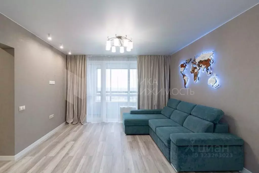 3-к кв. Тюменская область, Тюмень Полевая ул., 117к1 (85.3 м) - Фото 1