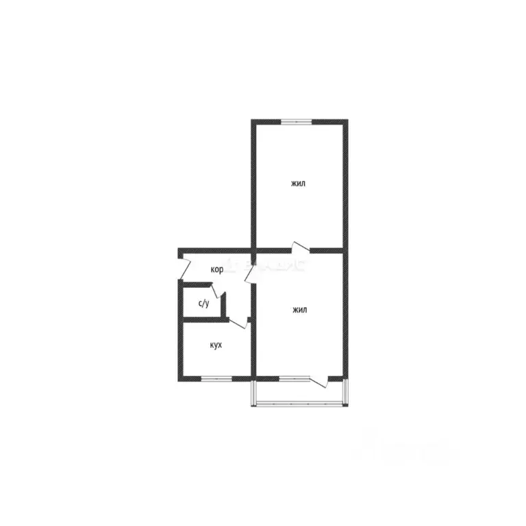 2-к кв. Адыгея, Майкоп 5-й пер., 5 (44.1 м) - Фото 2