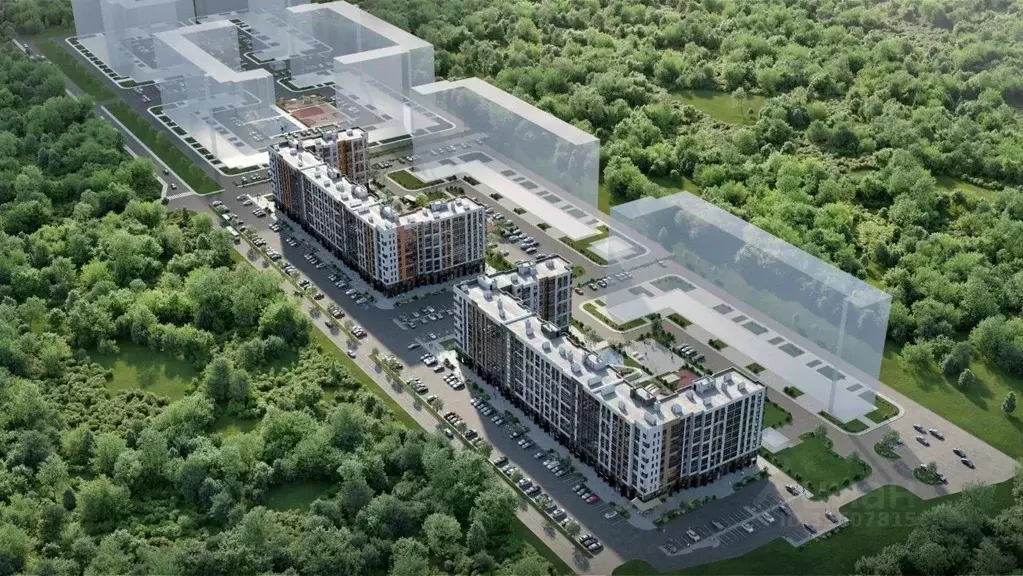 2-к кв. Тверская область, Тверь Лесная Мелодия-3 жилой комплекс (51.32 ... - Фото 2