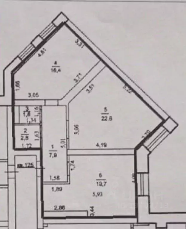 2-к кв. Оренбургская область, Оренбург Липовая ул., 20 (70.0 м) - Фото 2
