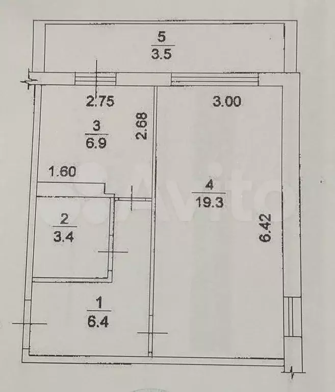 1-к. квартира, 36 м, 10/10 эт. - Фото 0