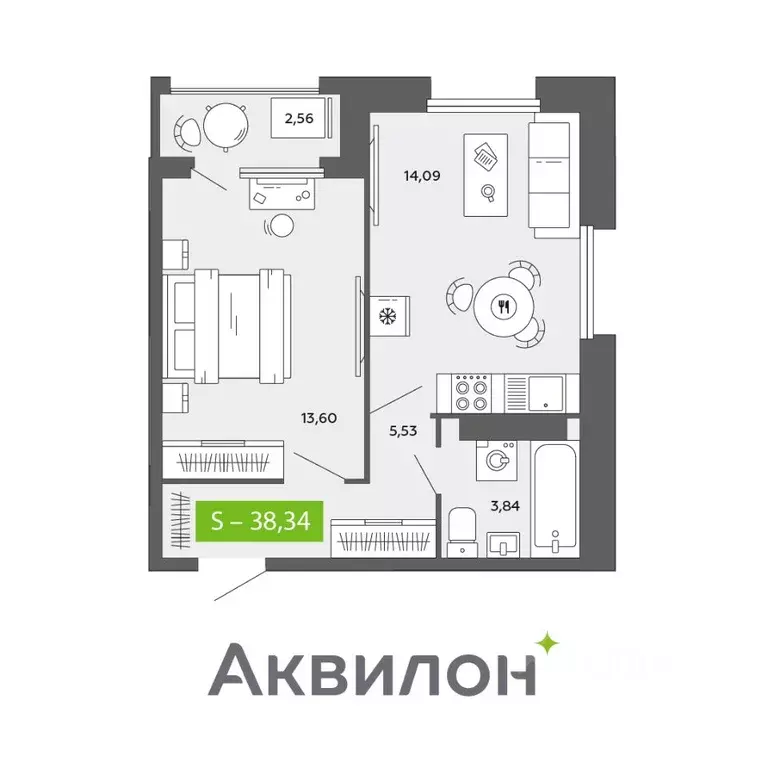 1-к кв. Архангельская область, Архангельск просп. Обводный Канал ... - Фото 0