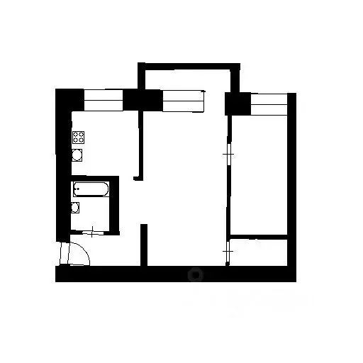 2-к кв. Башкортостан, Уфа ул. Ленина, 128 (45.0 м) - Фото 1