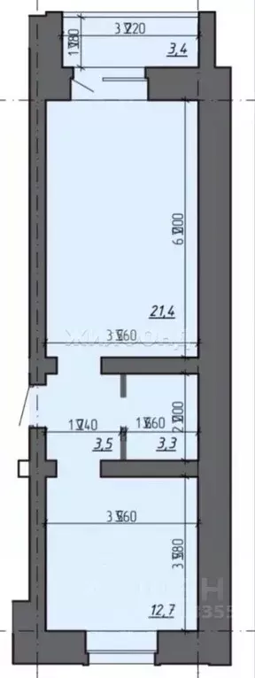 1-к кв. Хакасия, Абакан ул. Серебристая, 30 (40.7 м) - Фото 1