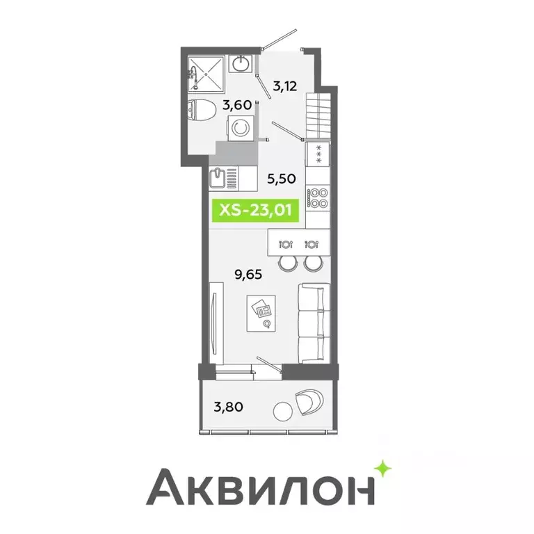 Студия Ленинградская область, Всеволожский район, Заневское городское ... - Фото 0
