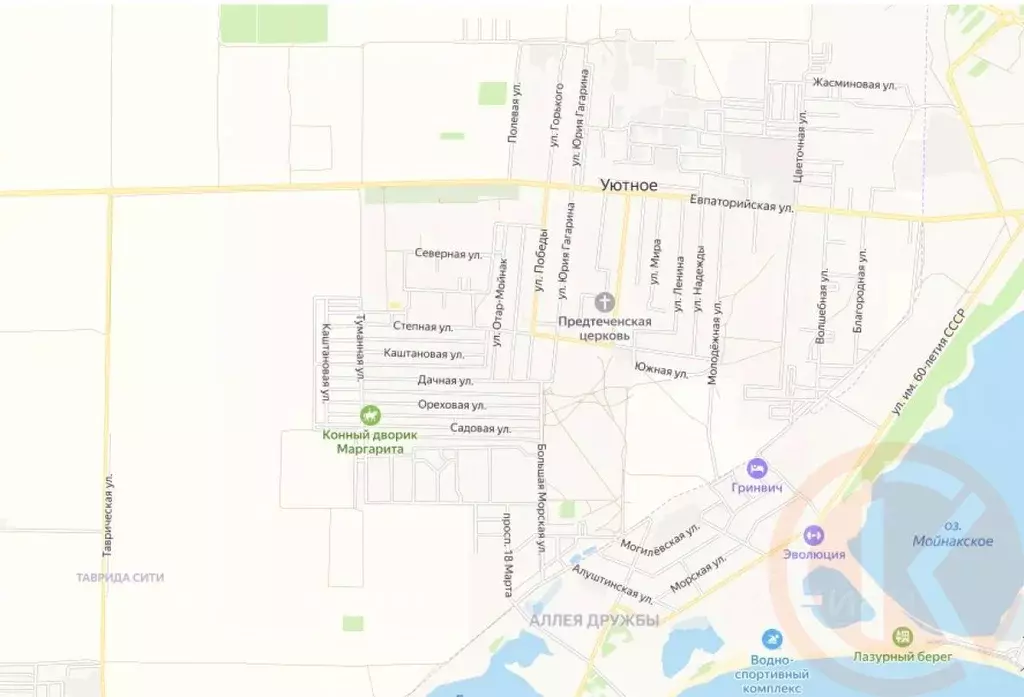 Участок в Крым, Сакский район, с. Уютное  (9.23 сот.) - Фото 2