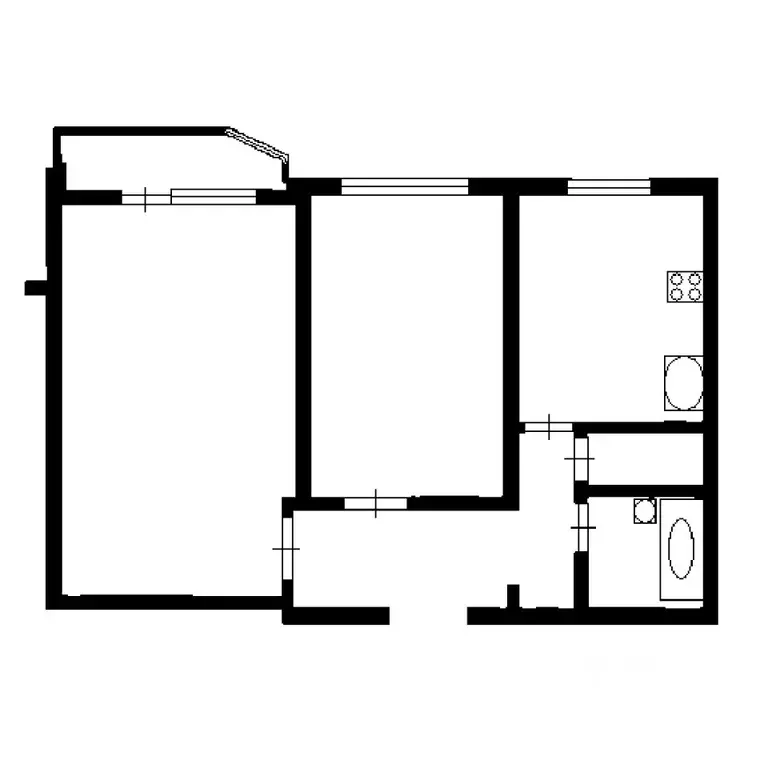2-к кв. Московская область, Королев ул. Исаева, 12/2 (54.0 м) - Фото 2