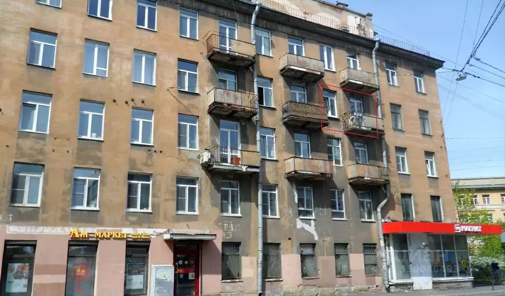 Комната Санкт-Петербург ул. Константина Заслонова, 26 (27.4 м) - Фото 2