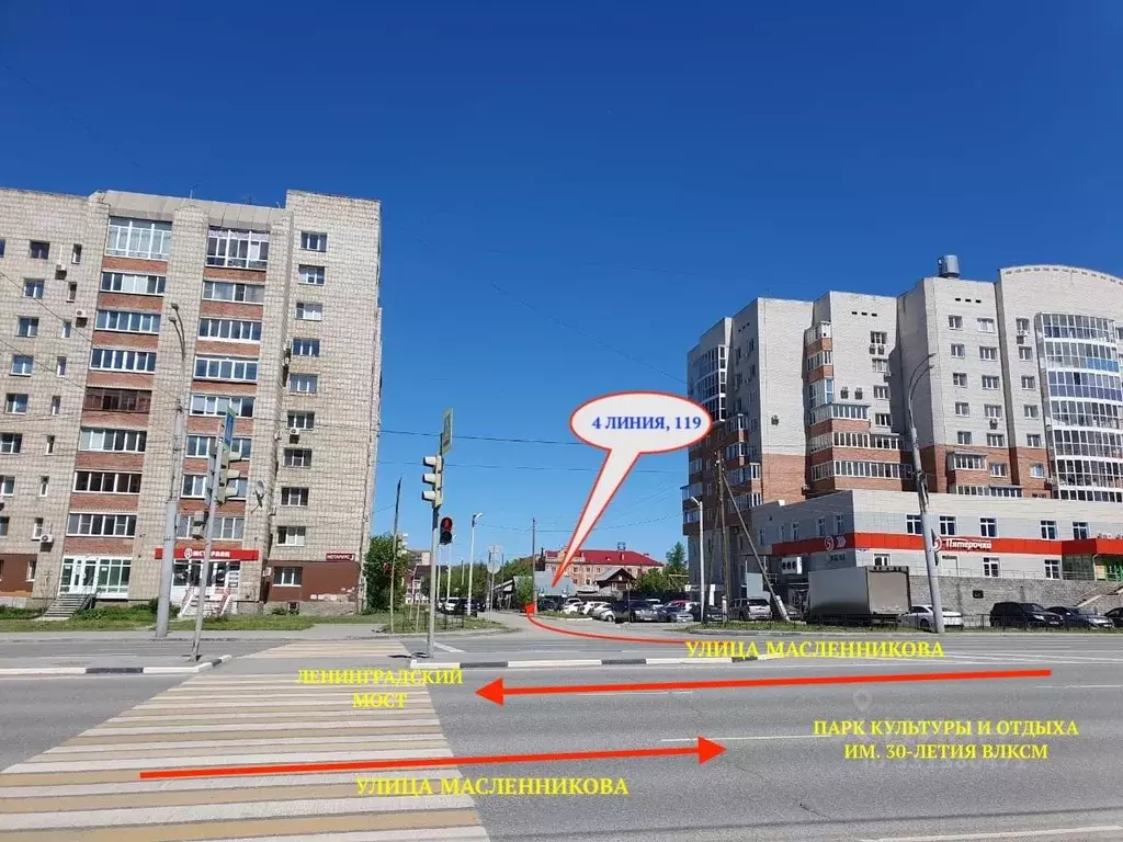 Участок в Омская область, Омск ул. 4-я Линия, 119 (4.62 сот.) - Фото 1
