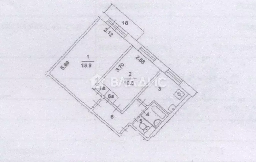 2-к кв. Москва ул. Островитянова, 39 (48.0 м) - Фото 2