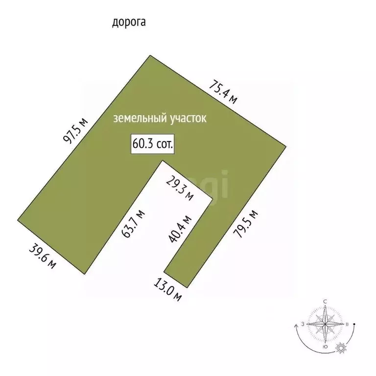 Участок в Крым, Алушта муниципальный округ, с. Солнечногорское  (60.0 ... - Фото 1