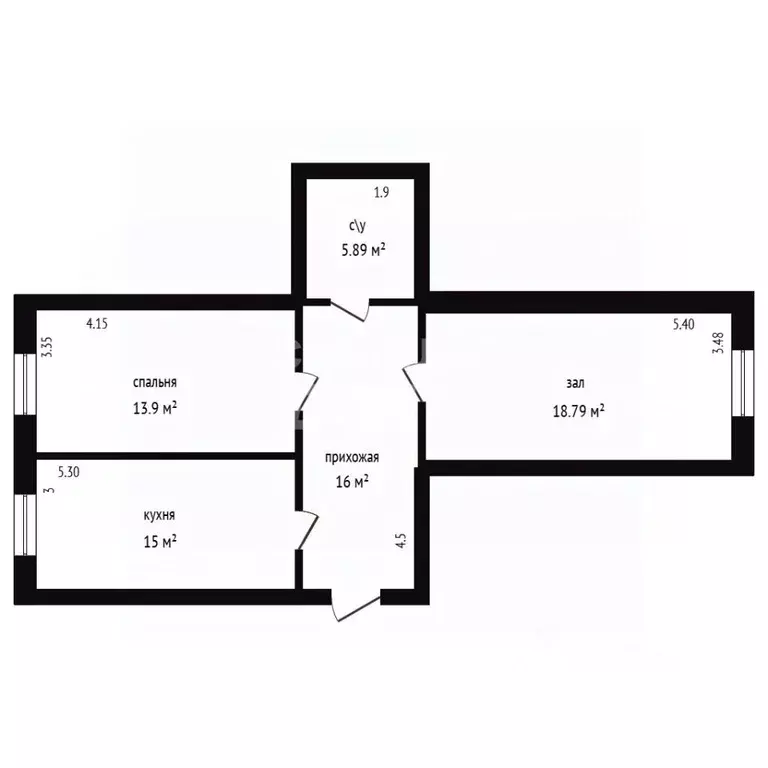 2-к кв. Дагестан, Дербент ул. У. Буйнакского, 8 (75.0 м) - Фото 1