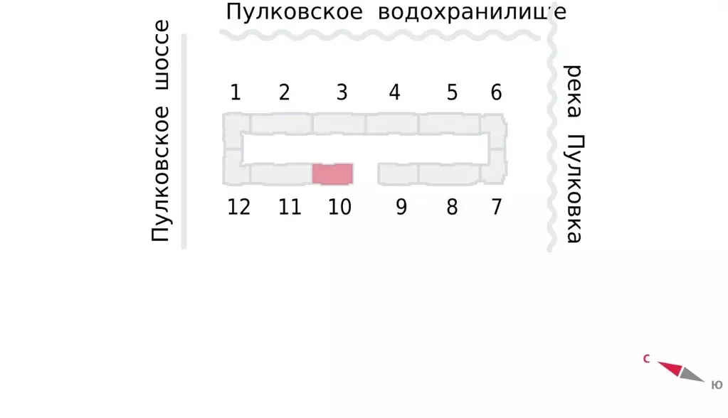1-к кв. Санкт-Петербург пос. Шушары, Пулково Лэйк жилой комплекс (35.5 ... - Фото 2