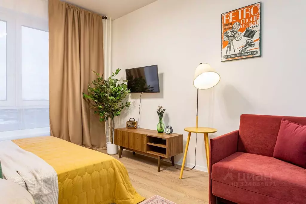 Студия Москва ул. Трехполье, 6к1 (22.0 м) - Фото 2