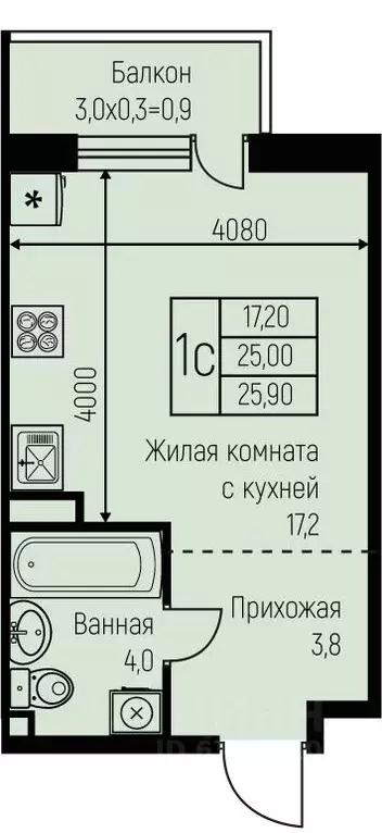 Студия Краснодарский край, Краснодар пос. Березовый, пос. Прогресс, ... - Фото 1