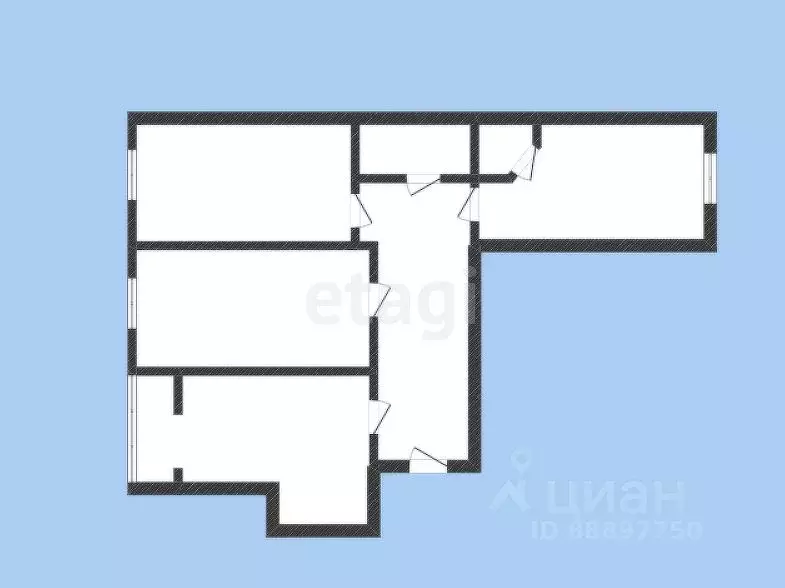 3-к кв. Карачаево-Черкесия, Черкесск Международная ул., 62 (116.4 м) - Фото 1