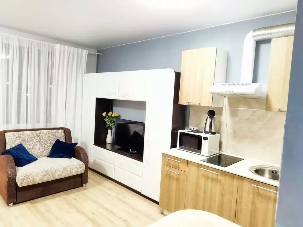 Студия Санкт-Петербург ул. Вадима Шефнера, 14к1 (32.0 м) - Фото 2