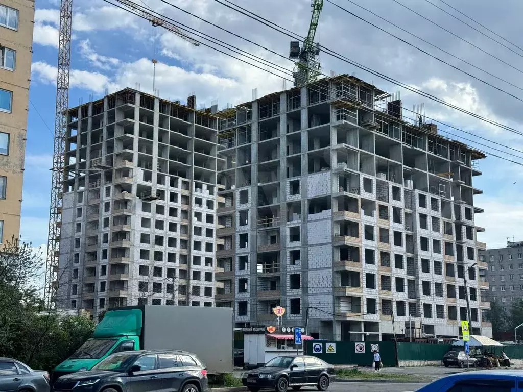 2-к. квартира, 61,8 м, 6/19 эт. - Фото 0