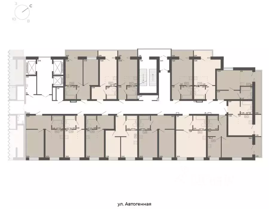 1-к кв. Новосибирская область, Новосибирск Автогенная ул., 75 (39.34 ... - Фото 1