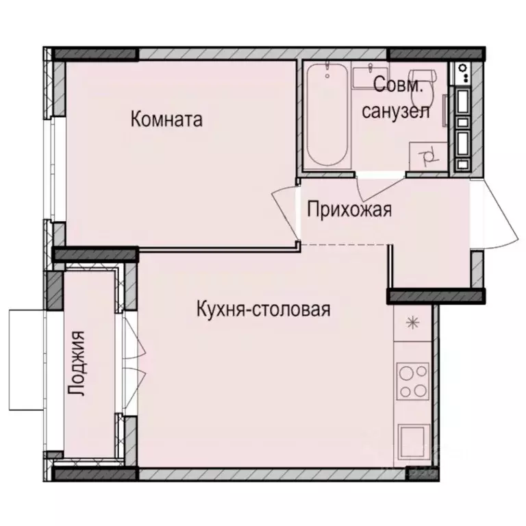1-к кв. Удмуртия, Ижевск Карлутский жилрайон, 3-й мкр,  (34.4 м) - Фото 0