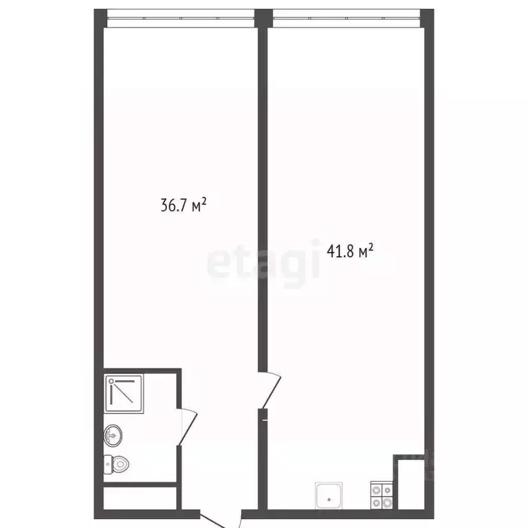2-к кв. Краснодарский край, Геленджик ул. Мира, 40 (82.8 м) - Фото 1