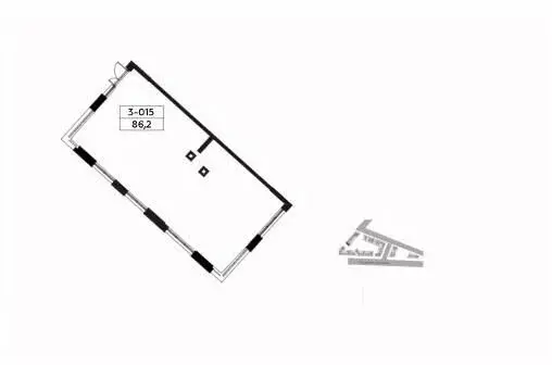 Помещение свободного назначения в Москва Родные кварталы жилой ... - Фото 1