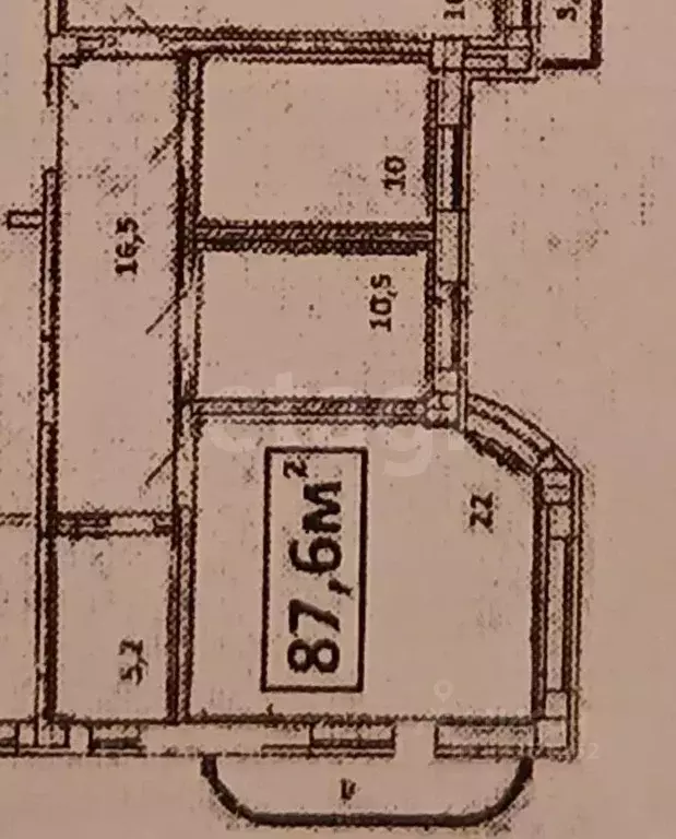 3-к кв. Ингушетия, Магас ул. Эльберта Нальгиева (87.6 м) - Фото 2