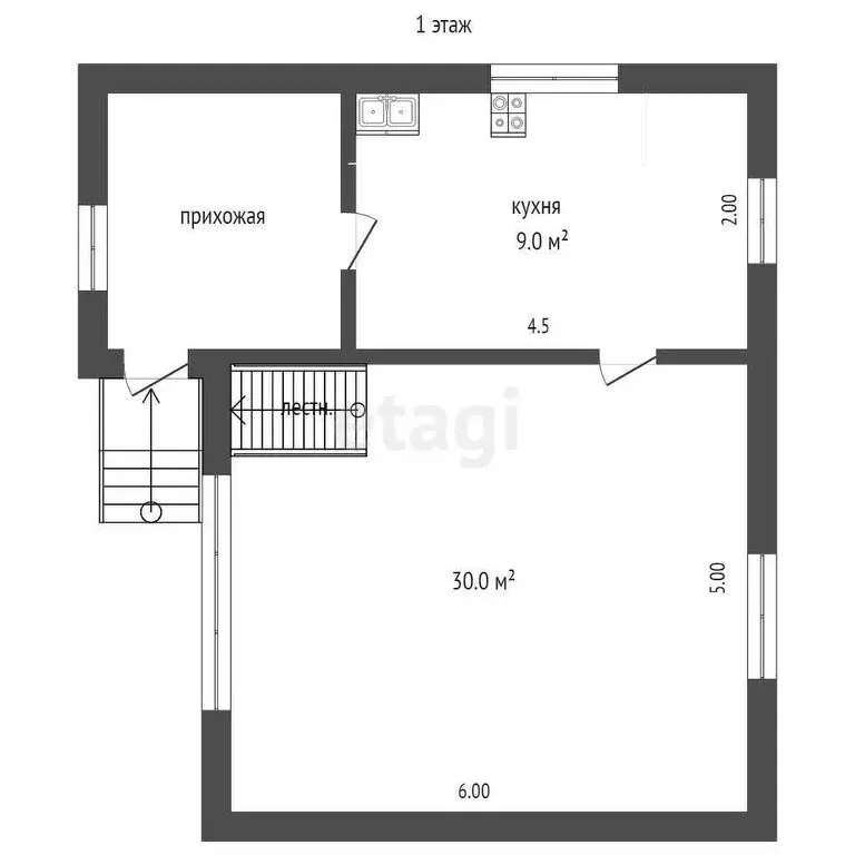 Дом в Севастополь, Балаклавский муниципальный округ, садовое ... - Фото 2