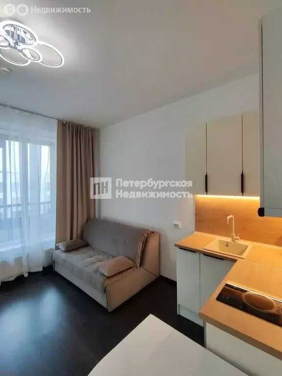 Квартира-студия: Санкт-Петербург, улица Владимира Пчелинцева, 6к1 ... - Фото 1