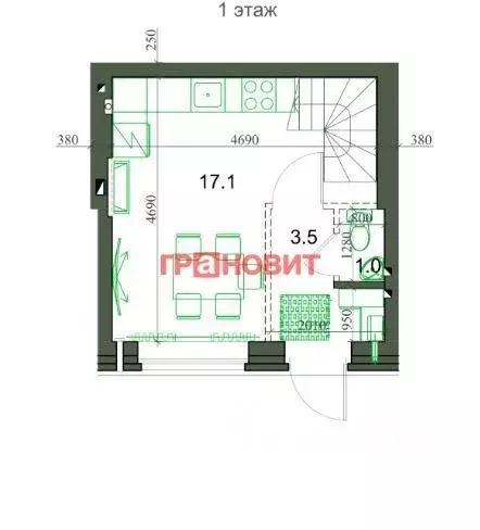 Квартира, 2 комнаты, 41 м - Фото 0