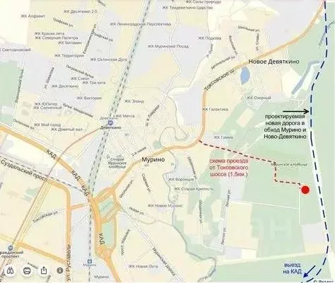 Склад в Ленинградская область, Всеволожский район, Муринское городское ... - Фото 2