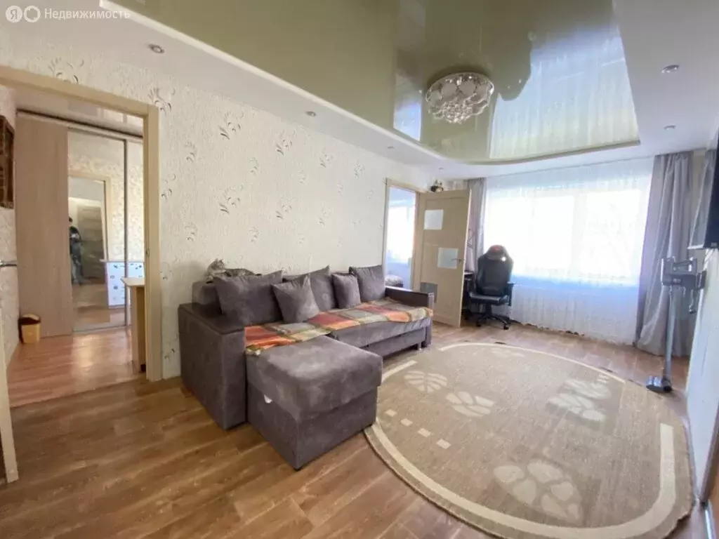 3-комнатная квартира: Чебаркуль, улица Калинина, 4 (41.8 м) - Фото 1