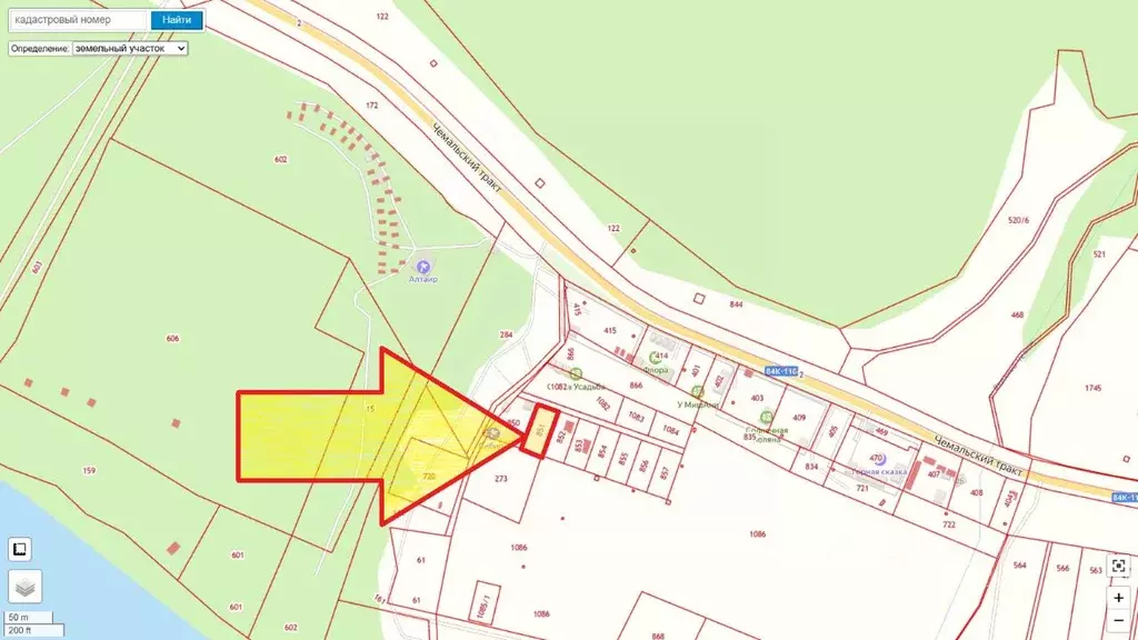 Участок в Алтай, Чемальский район, с. Чепош ул. Кучияк (10.5 сот.) - Фото 1