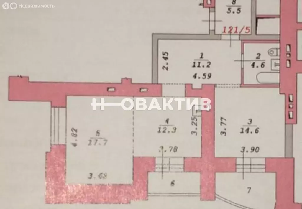 2-комнатная квартира: Новосибирск, Советский район, микрорайон ... - Фото 0